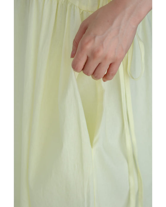 【アウトレット返品交換不可】サイドリボンブラウスとキャミワンピースの2点セット【set】