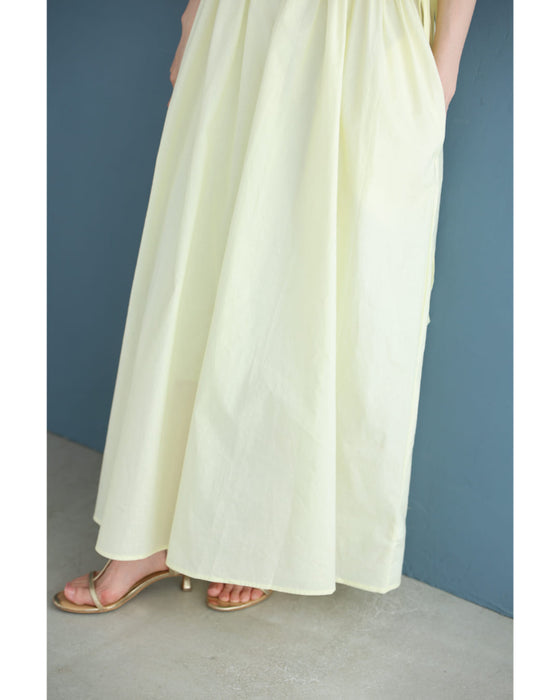 サイドリボンブラウスとキャミワンピースの2点セット【set】