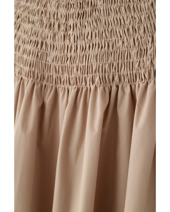 バラレースがふんわり広がるデコルテシャーリングブラウストップス