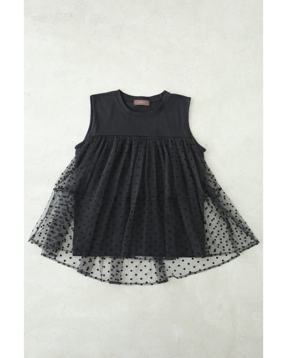 スリーブカットソートップス