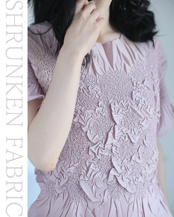 ラクな生地で上品に仕立てた2点セット【set】