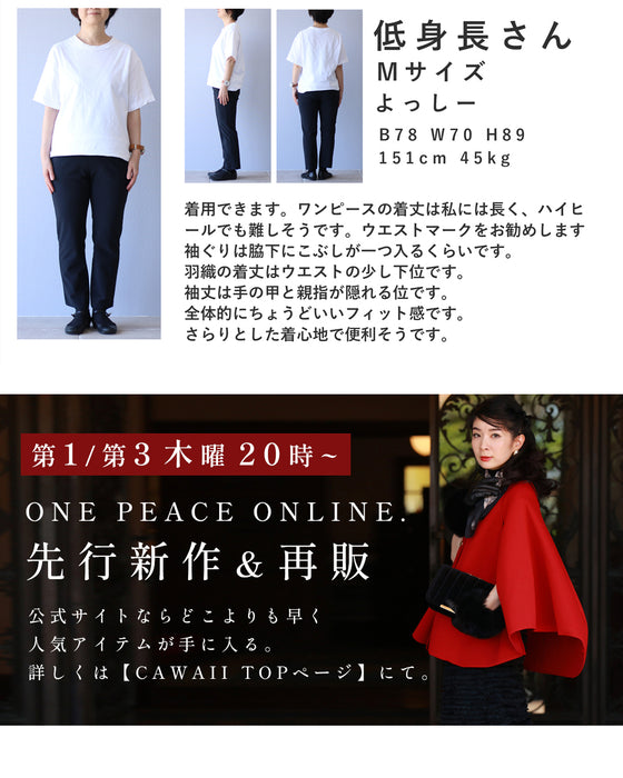 高身長さん向け 超らく伸縮 アンサンブル