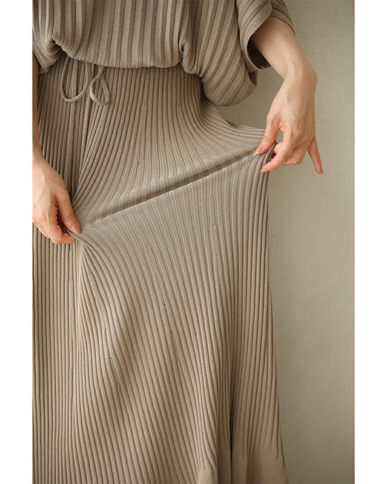 部屋着見えなし!品をまとうシルエット 大人のリラックスコーデ2点セット【set】