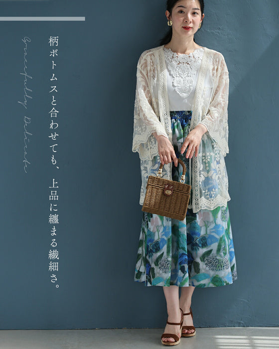 風通る優美な夏の羽織り