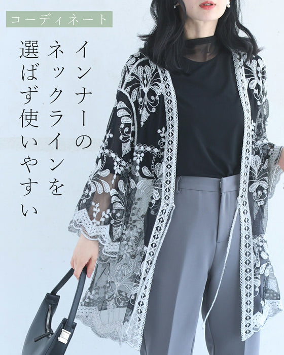 風通る優美な夏の羽織り