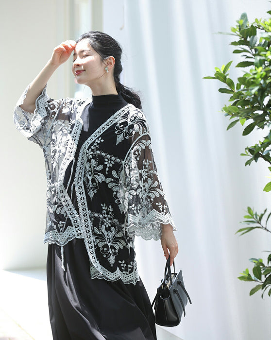 風通る優美な夏の羽織り