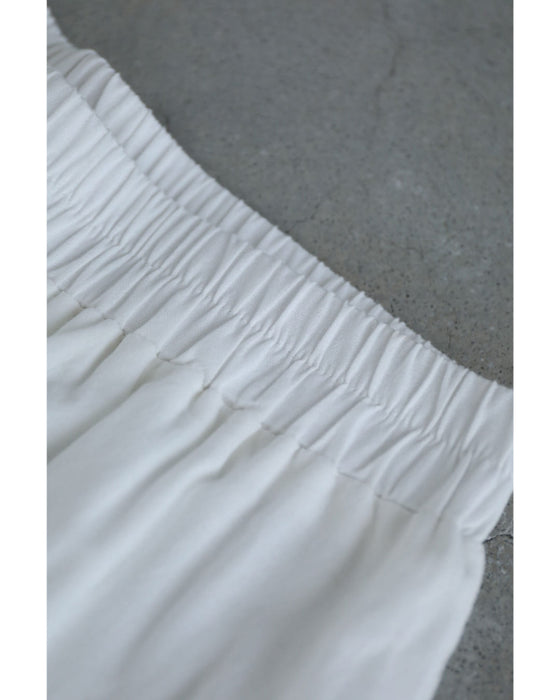 裾に浮かぶレースのカットソーとロングスカート2点セット【set】