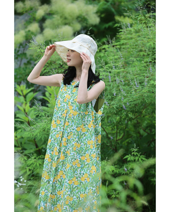 おしゃれに日差し除け 総レース帽子