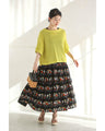 ファニーなお絵かきガーランドミディアムスカート
