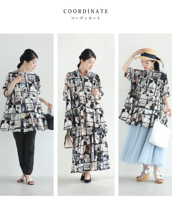 シネマの中のファッションアイコンAラインブラウス