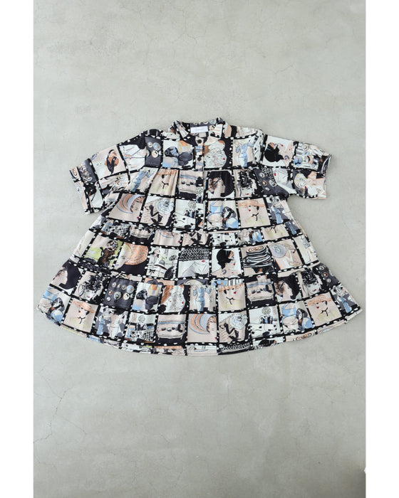 シネマの中のファッションアイコンAラインブラウス