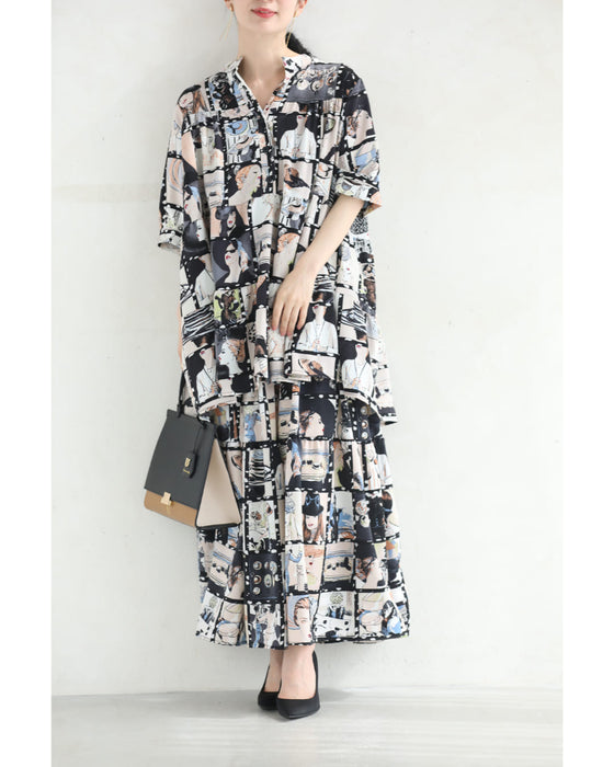 シネマの中のファッションアイコンAラインブラウス