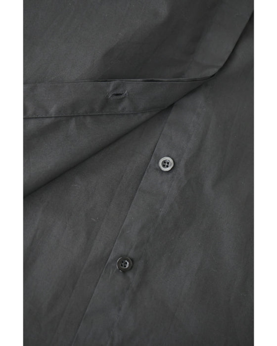 白黒のコントラスト引き立つバイカラーロングシャツチュニック