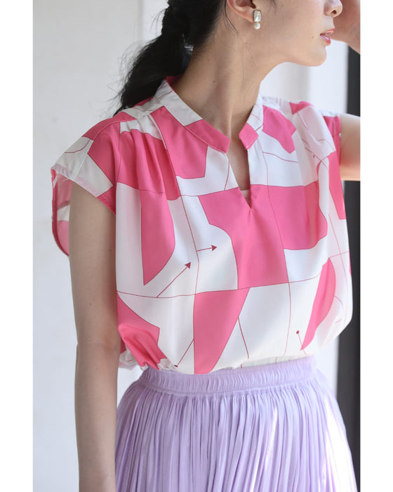 ポップアートなクリエーションブラウストップス