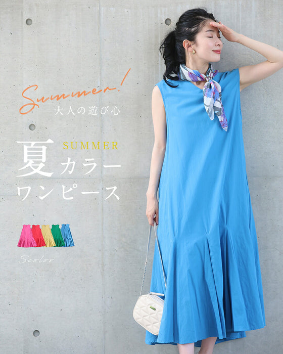 大人の遊び心 夏カラーワンピース