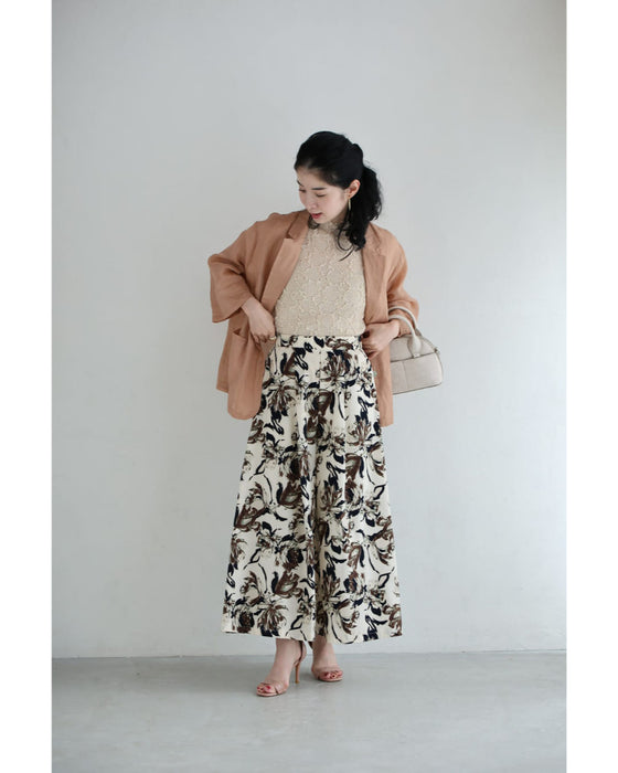 ささやかに煌めく立体シアーカットソートップス