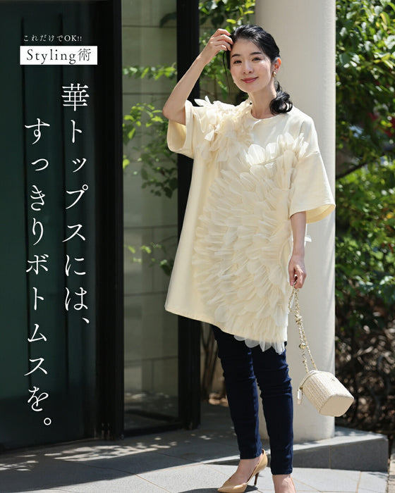 華やか好きさんに贈る 立体花Tシャツ