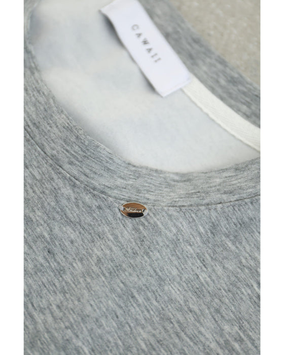 重なる柔らかレースのTシャツミディアムワンピース