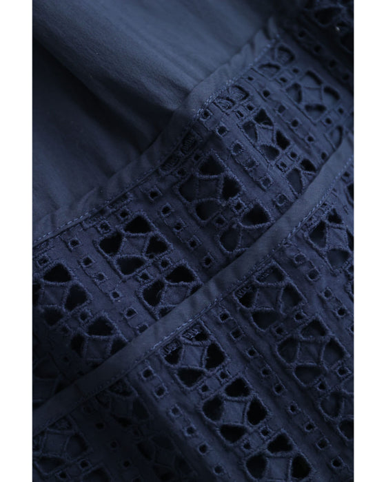 サイドベルトのパンチングレースミディアムスカート