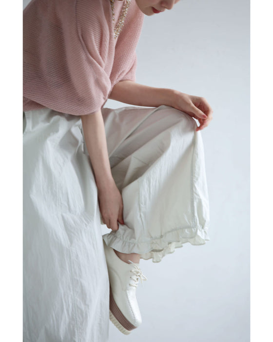 ふんわり軽やかなバルーンシルエットパンツ