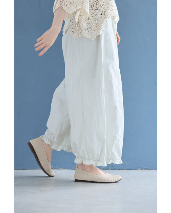 ふんわり軽やかなバルーンシルエットパンツ