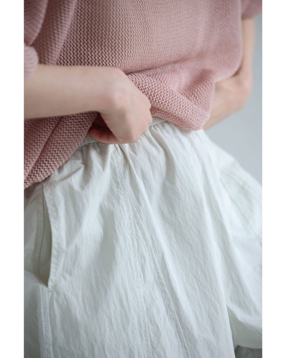 ふんわり軽やかなバルーンシルエットパンツ