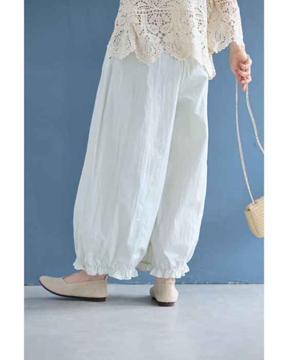 ふんわり軽やかなバルーンシルエットパンツ