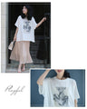 パールレディのゆったりTシャツトップス