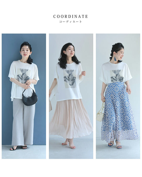 パールレディのゆったりTシャツトップス