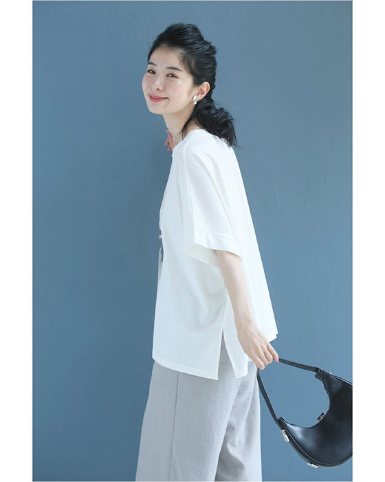 パールレディのゆったりTシャツトップス