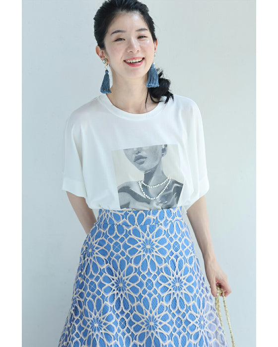 パールレディのゆったりTシャツトップス