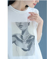 パールレディのゆったりTシャツトップス