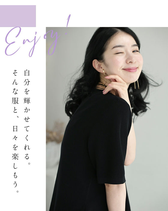 お腹ぽっこりさん救済 ペプラムトップス