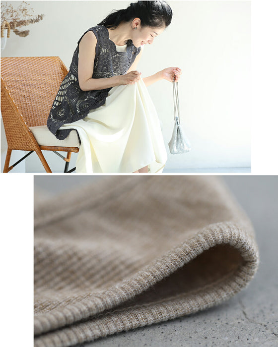 重ねて楽しむインナーフレアワンピース