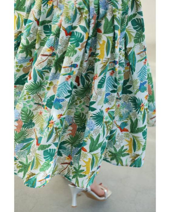 陽気なアニマルのジャングルミディアムスカート