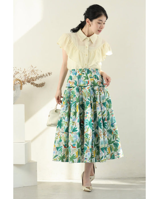 陽気なアニマルのジャングルミディアムスカート