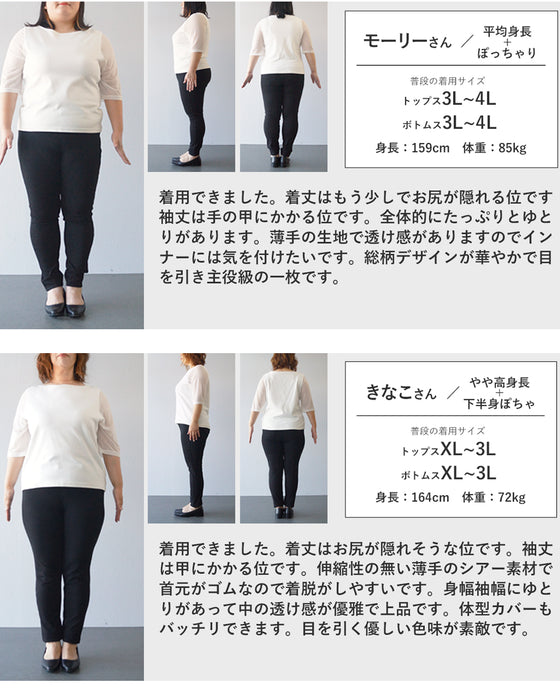 日差しに揺れるマーガレットのシアーブラウストップス