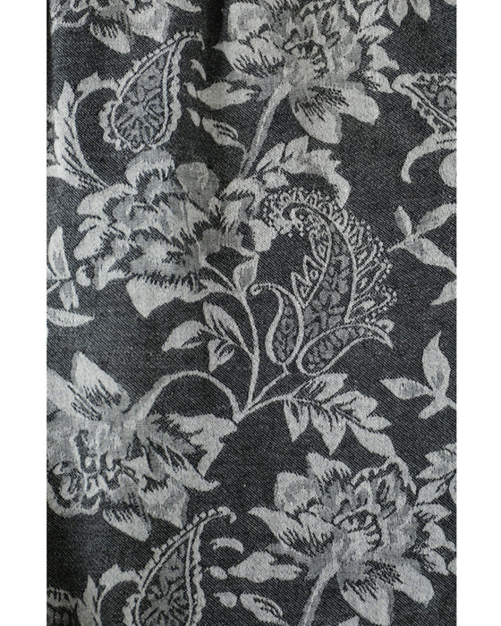 エレガントなジャガードカーブラインパンツ