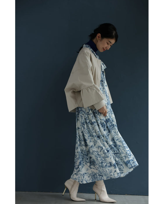 海を旅する風景画ミディアムワンピース