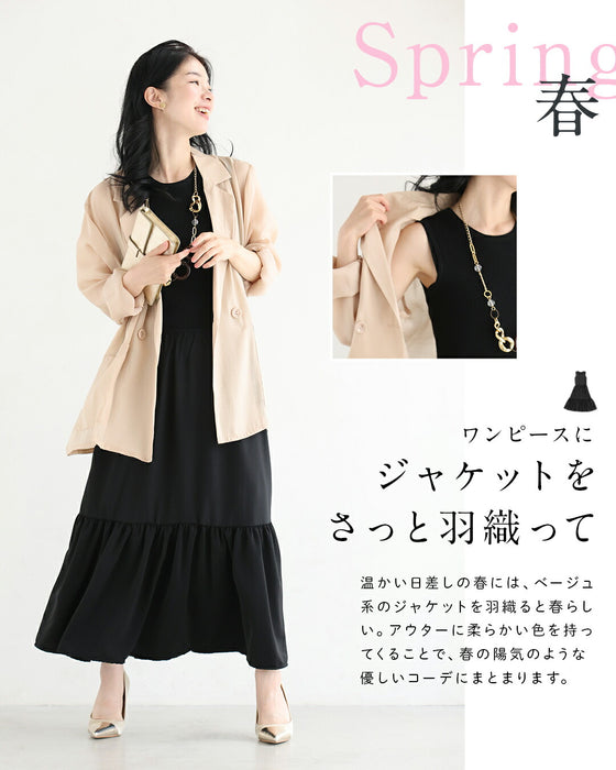 30秒でコーデが決まる 時短ワンピース2点SET【set】