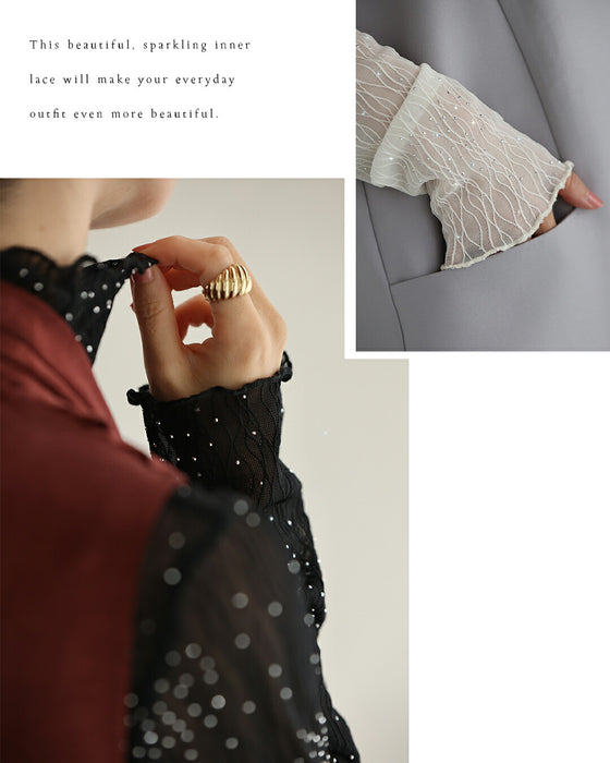 華やかな席に着る 宝石インナー