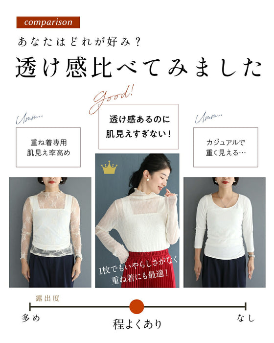 華やかな席に着る 宝石インナー