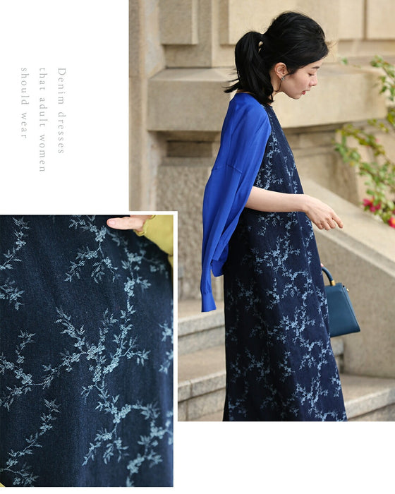 「脱・カジュアル見え」 40代からのデニムワンピース