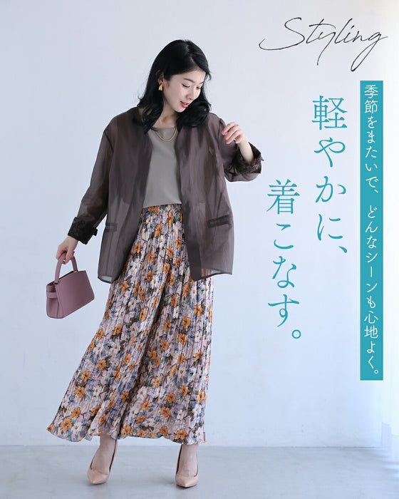 軽ジャケ 薄くて軽くて、きちんと見え。