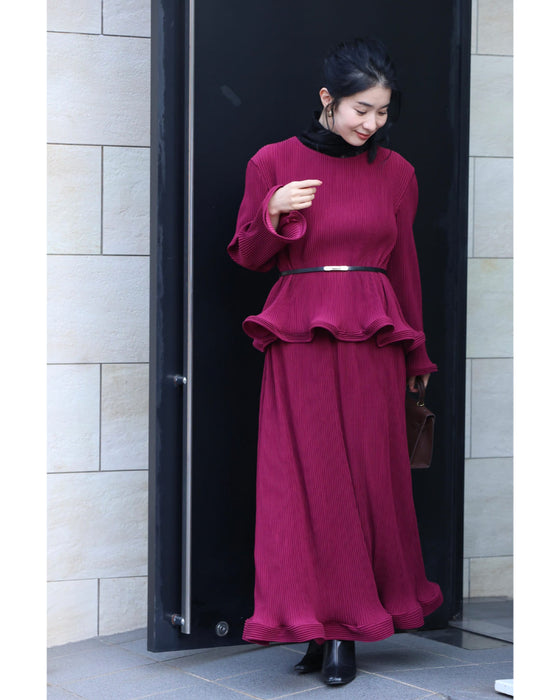 花びらフレアのセットアップ3点セット【set】