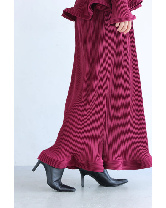 花びらフレアのセットアップ3点セット【set】