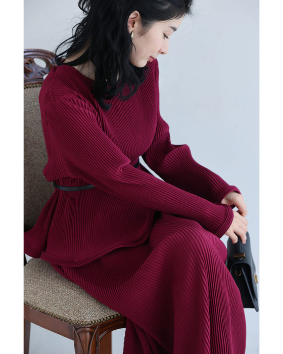 花びらフレアのセットアップ3点セット【set】