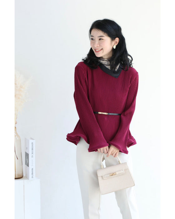 花びらフレアのセットアップ3点セット【set】