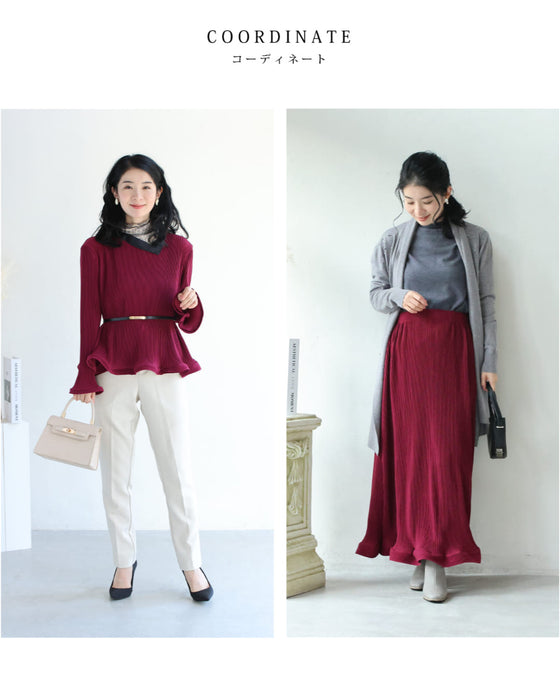 花びらフレアのセットアップ3点セット【set】