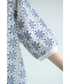 花紡ぎサークルのパンチングシャツトップス